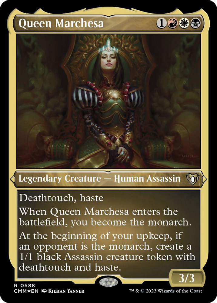 Queen Marchesa (Foil Etched) [Commander Masters]