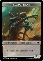 Eldrazi Spawn // Blood Double-Sided Token [Modern Horizons 3 Tokens]