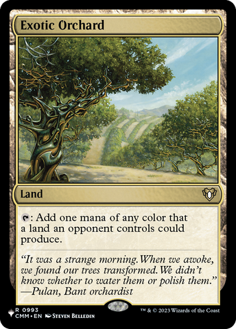 Exotic Orchard (CMM) [The List]