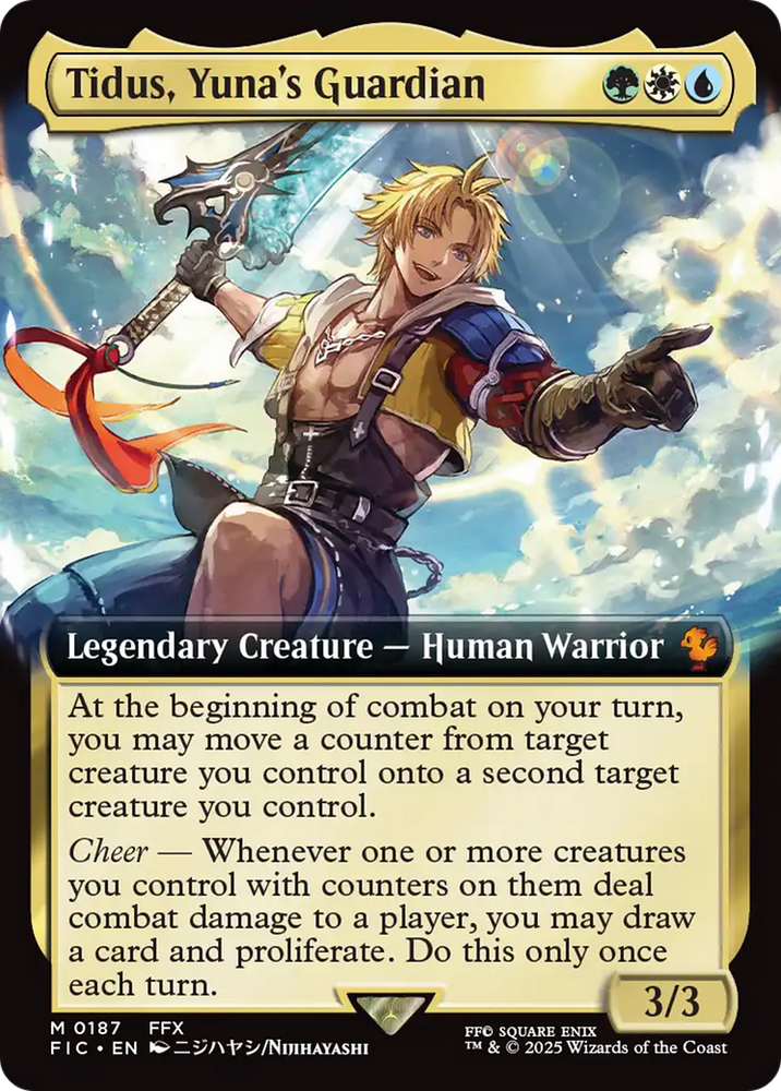 Tidus, Yuna's Guardian (Extended Art) [FINAL FANTASY Commander]