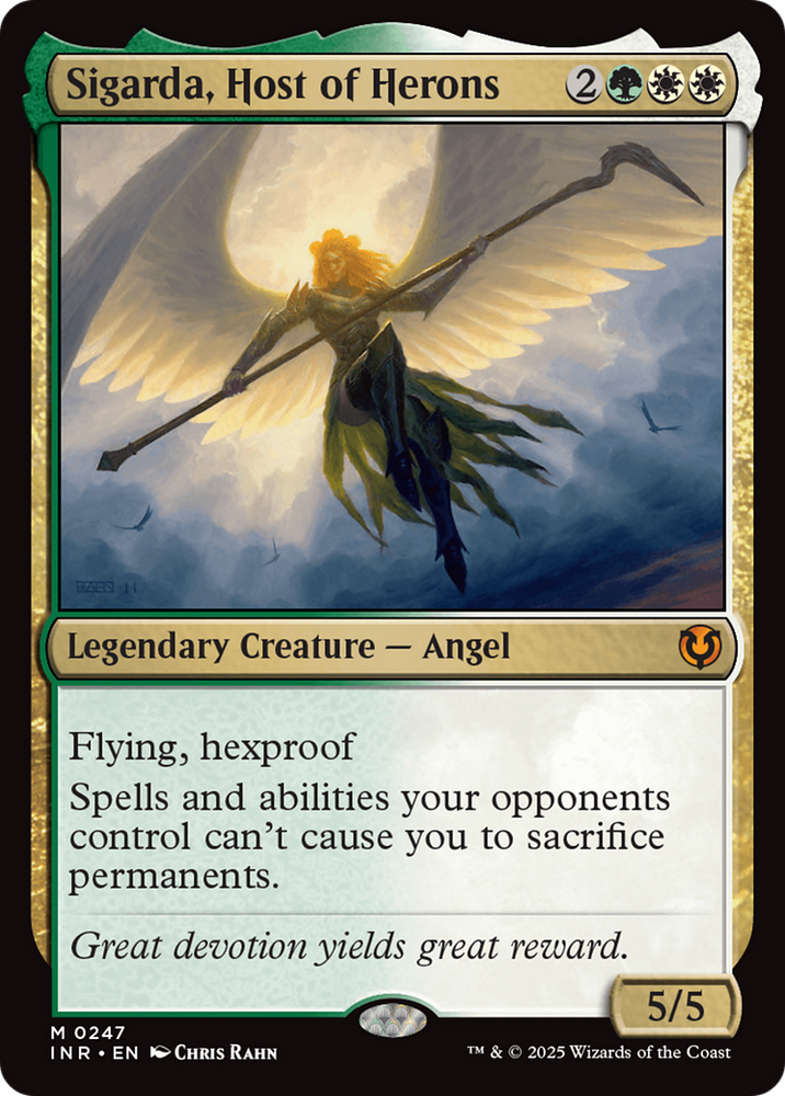 Sigarda, Host of Herons (Retro Frame) [Innistrad Remastered]