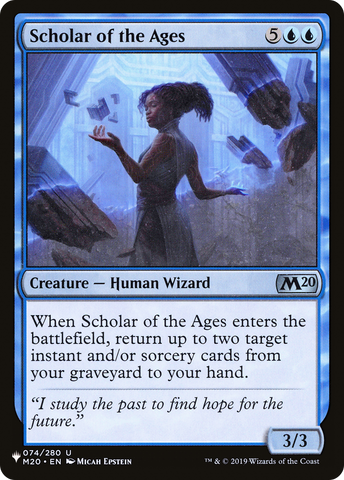 Scholar of the Ages [The List]