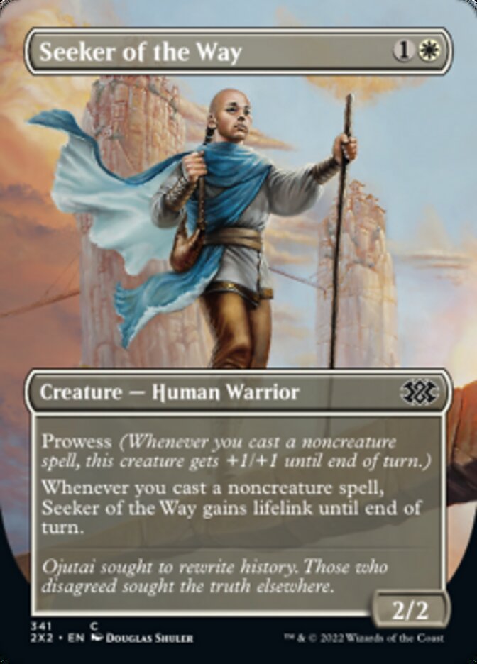 Seeker of the Way (Borderless Alternate Art) [Double Masters 2022]