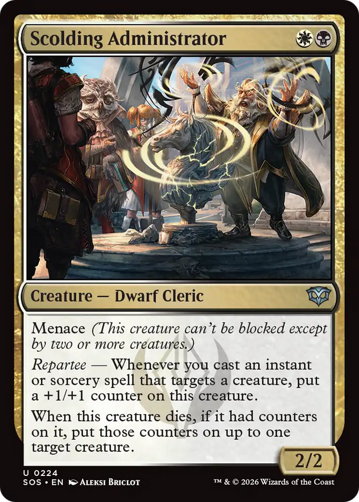 Scolding Administrator [Secrets of Strixhaven]