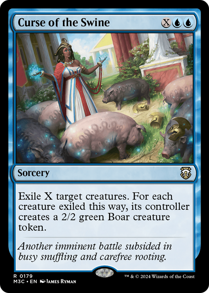 Curse of the Swine (Ripple Foil) [Modern Horizons 3 Commander]