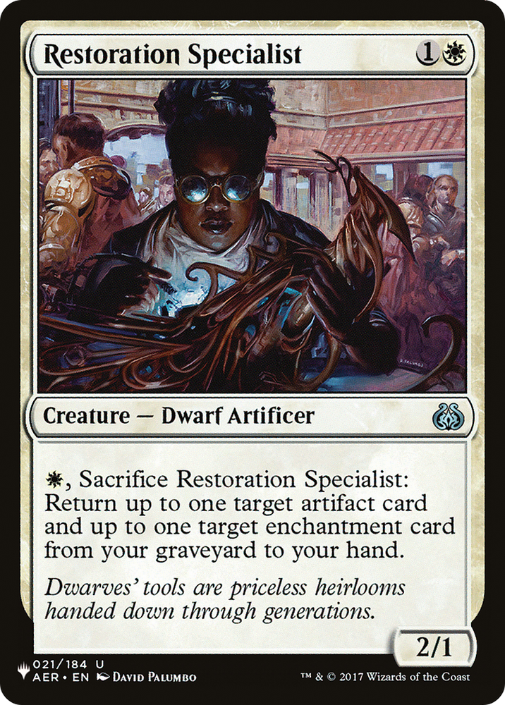 Restoration Specialist [The List]