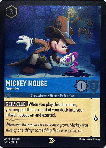 Mickey Mouse - Detective (8) [Promo Cards]