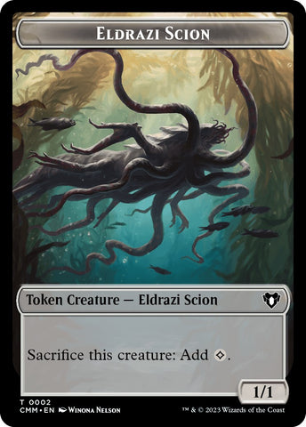 Eldrazi Scion // Cat (0005) Double-Sided Token [Commander Masters Tokens]