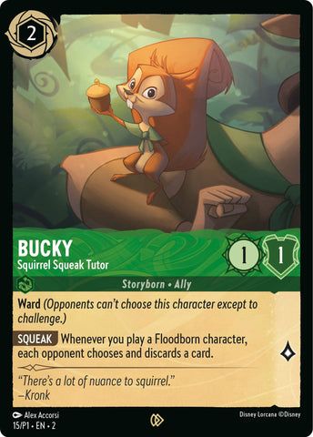 Bucky - Squirrel Squeak Tutor (15) [Promo Cards]