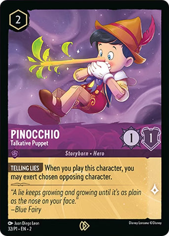 Pinocchio - Talkative Puppet (32) [Promo Cards]