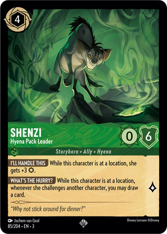 Shenzi - Hyena Pack Leader (85//204) [Into the Inklands]