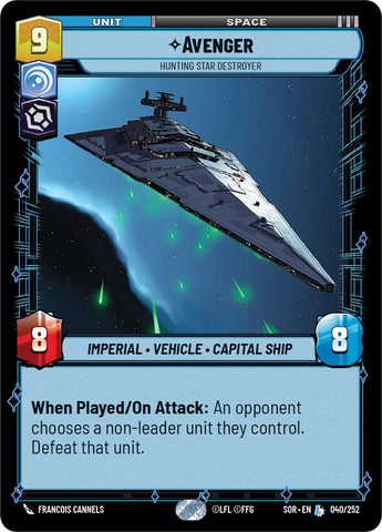 Avenger - Hunting Star Destroyer (040/252) [Spark of Rebellion]