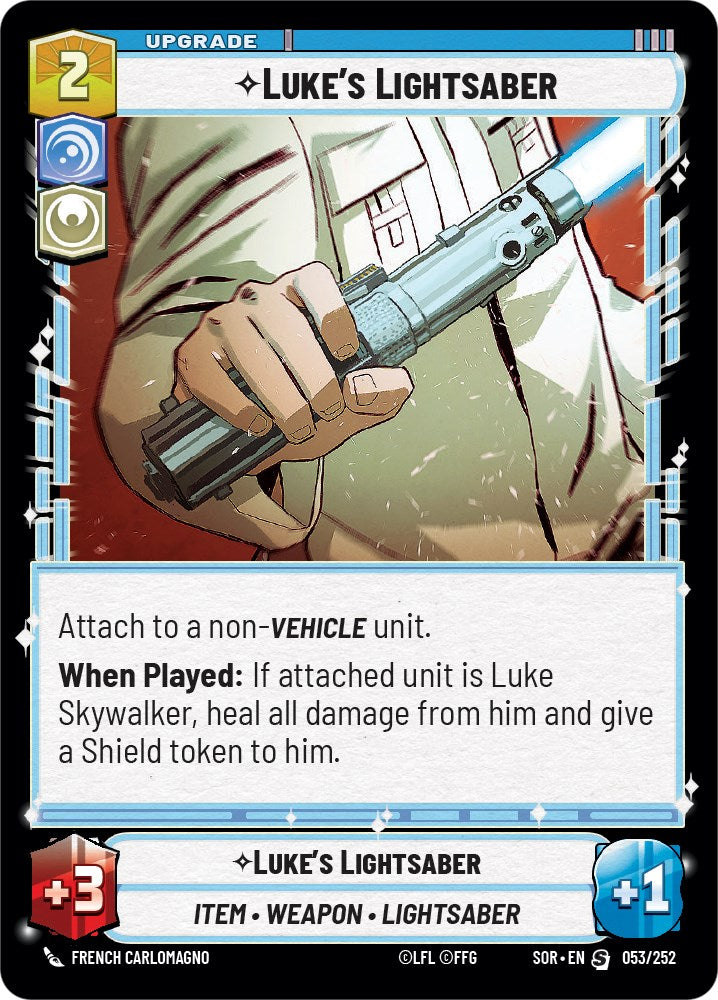 Luke's Lightsaber (053/252) [Spark of Rebellion]