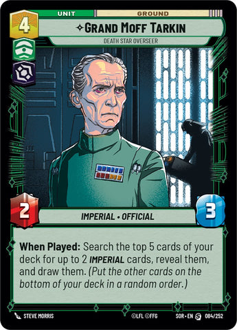 Grand Moff Tarkin - Death Star Overseer (084/252) [Spark of Rebellion]