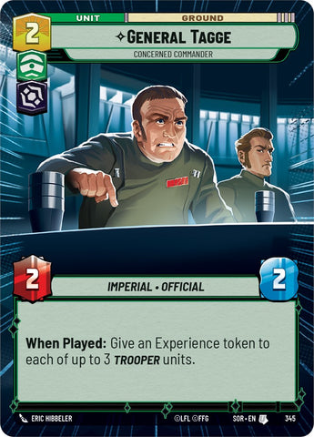General Tagge - Concerned Commander (Hyperspace) (345) [Spark of Rebellion]