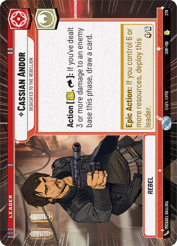 Cassian Andor - Dedicated to the Rebellion (Hyperspace) (279) [Spark of Rebellion]