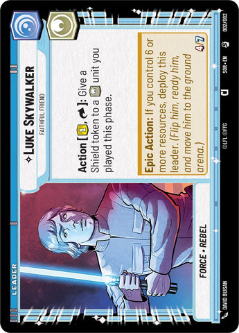 Luke Skywalker - Faithful Friend (002/002) [Spark of Rebellion Promos]