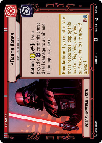 Darth Vader - Dark Lord of the Sith (001/002) [Spark of Rebellion Promos]