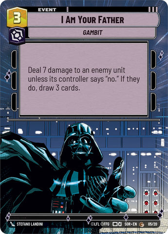 I Am Your Father (Hyperspace) (Weekly Play Promo) (5/20) [Spark of Rebellion Promos]