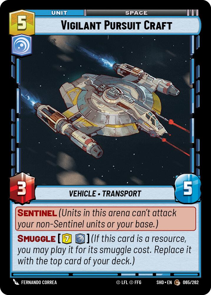 Vigilant Pursuit Craft (065/262) [Shadows of the Galaxy]