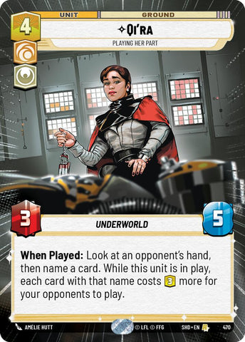 Qi'ra - Playing Her Part (Hyperspace) (470) [Shadows of the Galaxy]