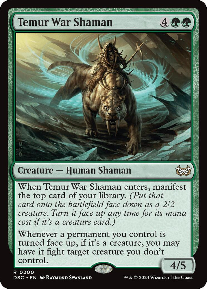 Temur War Shaman [Duskmourn: House of Horror Commander]