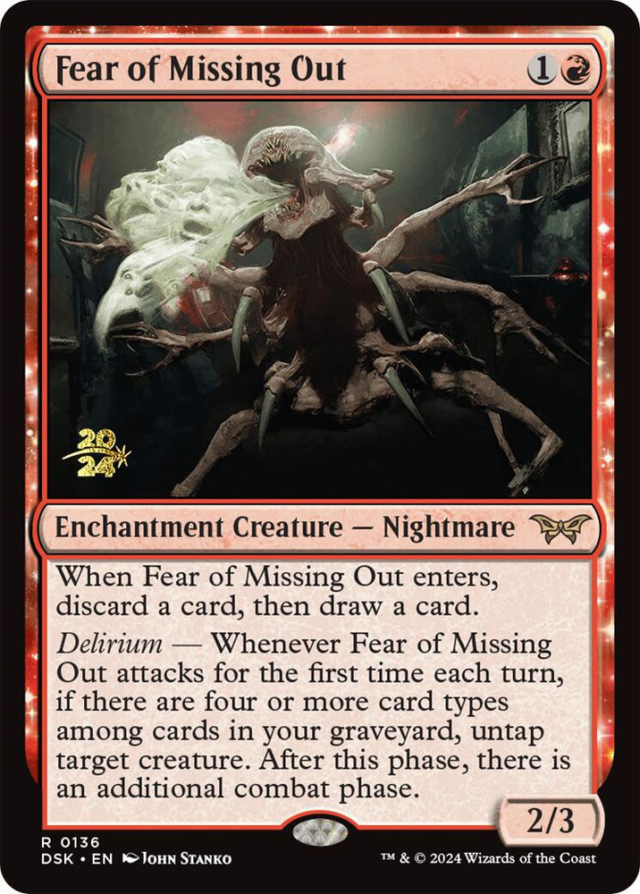 Fear of Missing Out [Duskmourn: House of Horror Prerelease Promos]