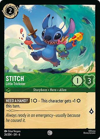 Stitch - Little Trickster (26/204) [Azurite Sea]