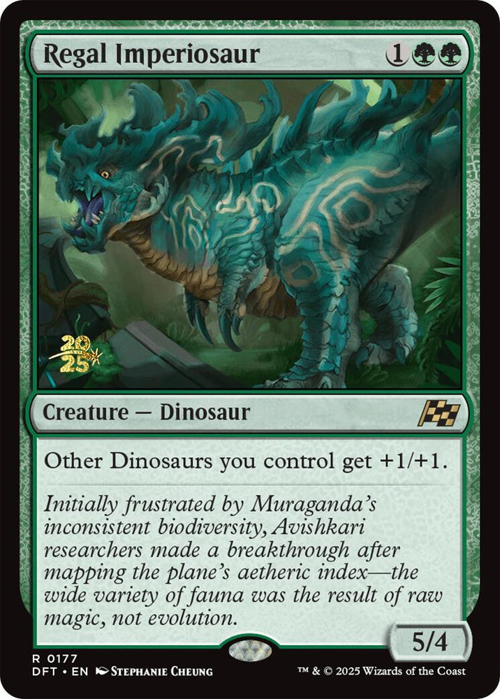 Regal Imperiosaur [Aetherdrift Prerelease Promos]