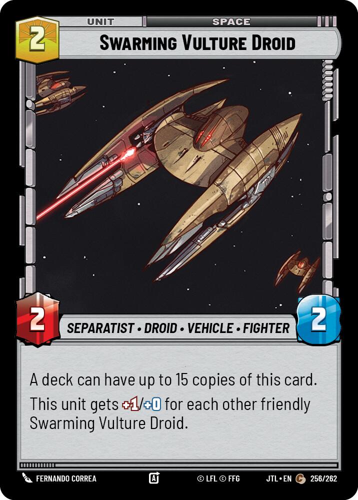 Swarming Vulture Droid (256/257) [Jump to Lightspeed]