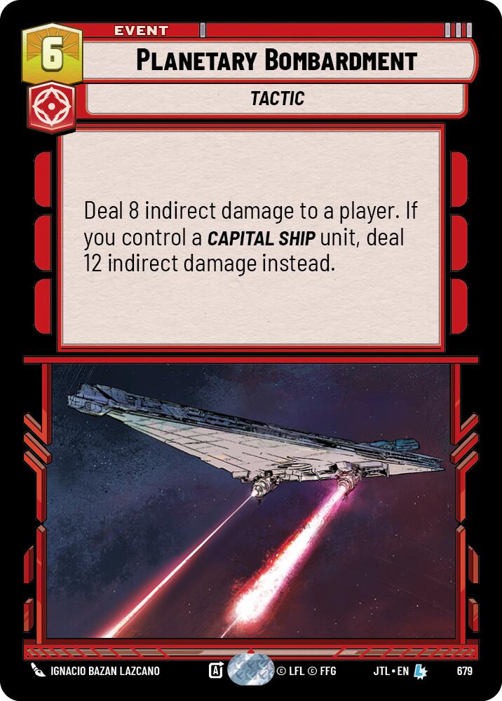 Planetary Bombardment (Foil) (679) [Jump to Lightspeed]