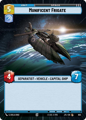 Munificent Frigate (Hyperspace Foil) (803) [Jump to Lightspeed]