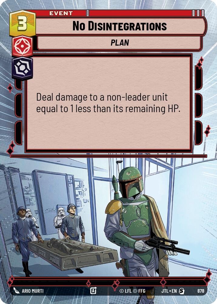 No Disintegrations (Hyperspace Foil) (878) [Jump to Lightspeed]