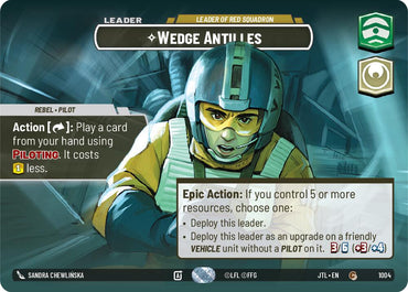 Wedge Antilles - Leader of Red Squadron (Showcase) (1004) [Jump to Lightspeed]