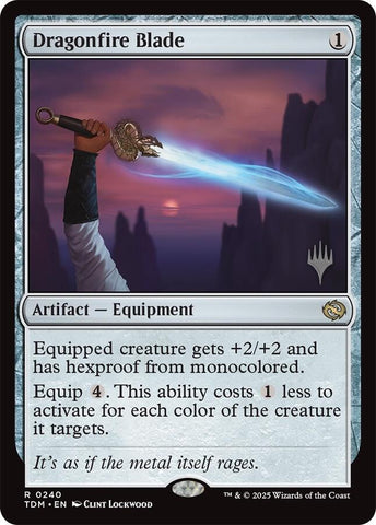 Dragonfire Blade [Tarkir: Dragonstorm Promos]