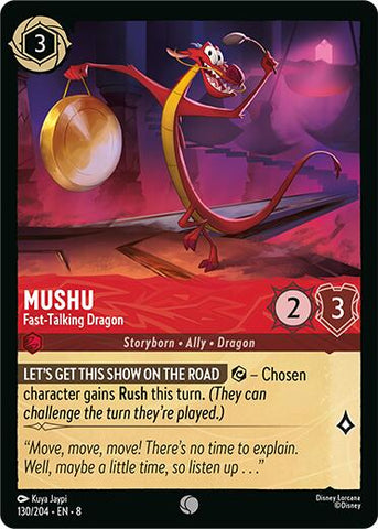 Mushu - Fast-Talking Dragon (130/204) [Reign of Jafar]