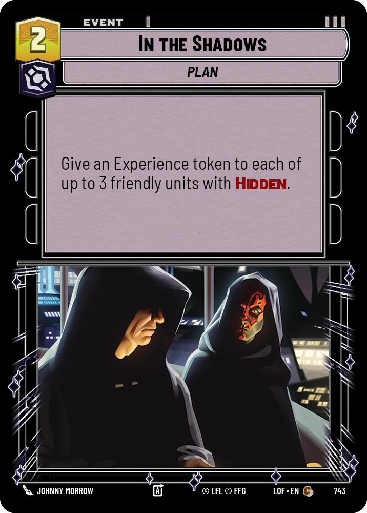 In the Shadows (743) (Foil) (743) [Legends of the Force]