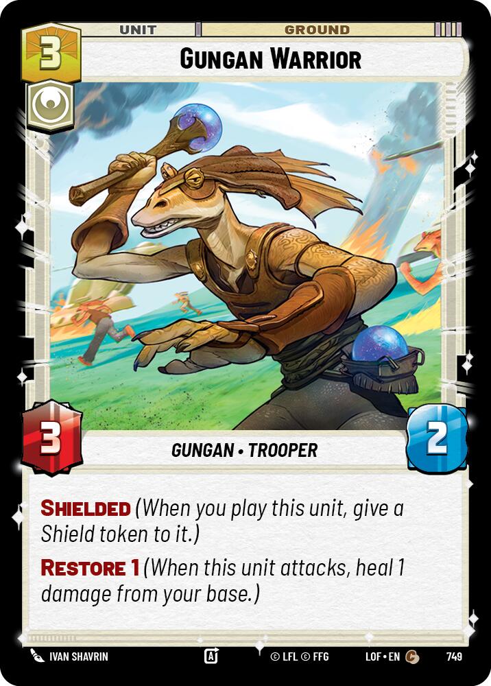 Gungan Warrior (749) (Foil) (749) [Legends of the Force]