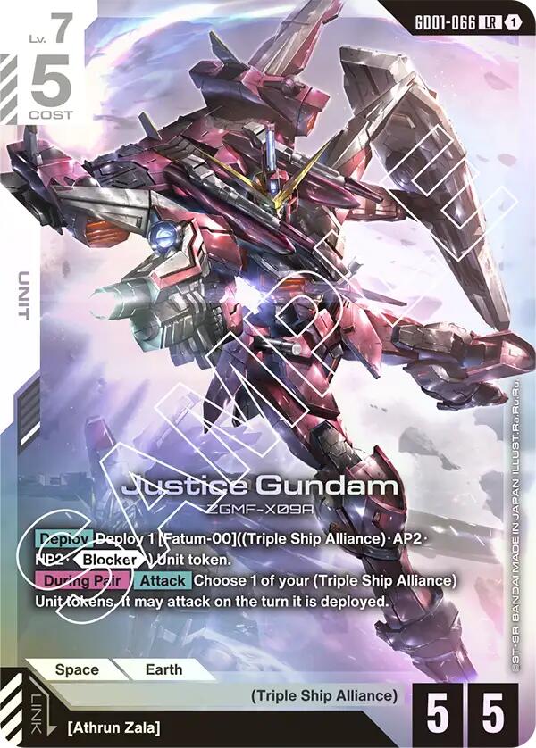 Justice Gundam [GD01 - GD01-066]