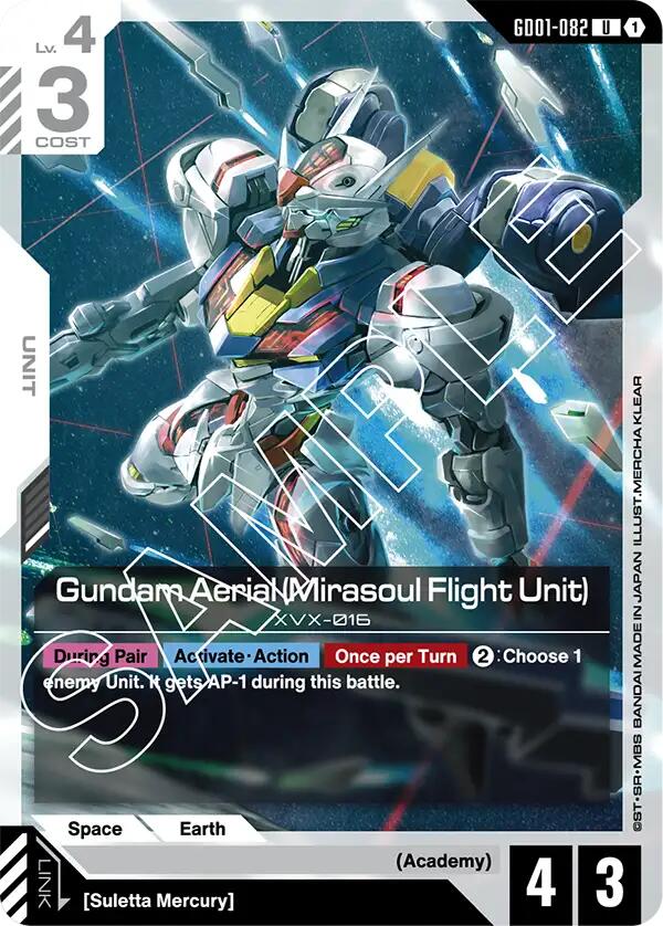 Gundam Aerial (Mirasoul Flight Unit) [GD01 - GD01-082]