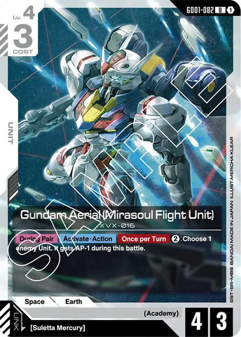 Gundam Aerial (Mirasoul Flight Unit) [GD01 - GD01-082]