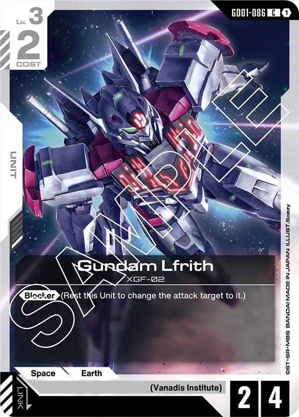 Gundam Lfrith [GD01 - GD01-086]