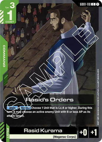 Rasid's Orders [GD01 - GD01-110]