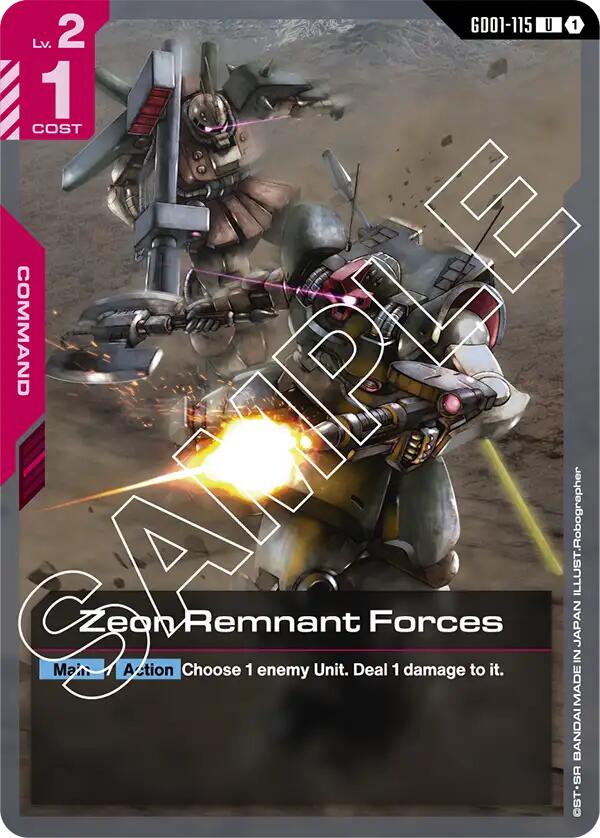 Zeon Remnant Forces [GD01 - GD01-115]