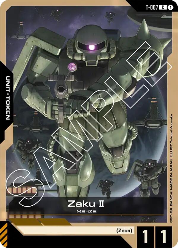 Zaku II (T-007) Token [GD01 - T-007]