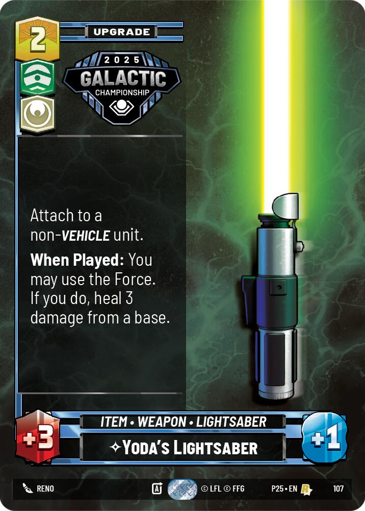Yoda's Lightsaber (107) (107) [Organized Play Promos]
