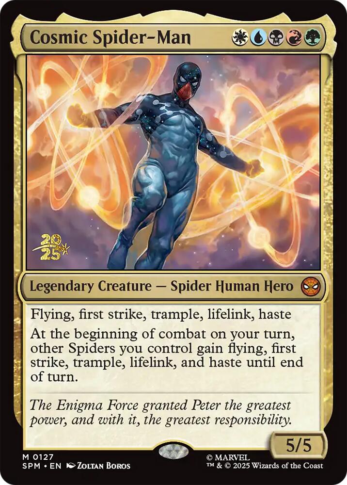 Cosmic Spider-Man [Marvel's Spider-Man Prerelease Promos]