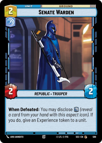 Senate Warden (569) (Foil) (569) [Secrets of Power]