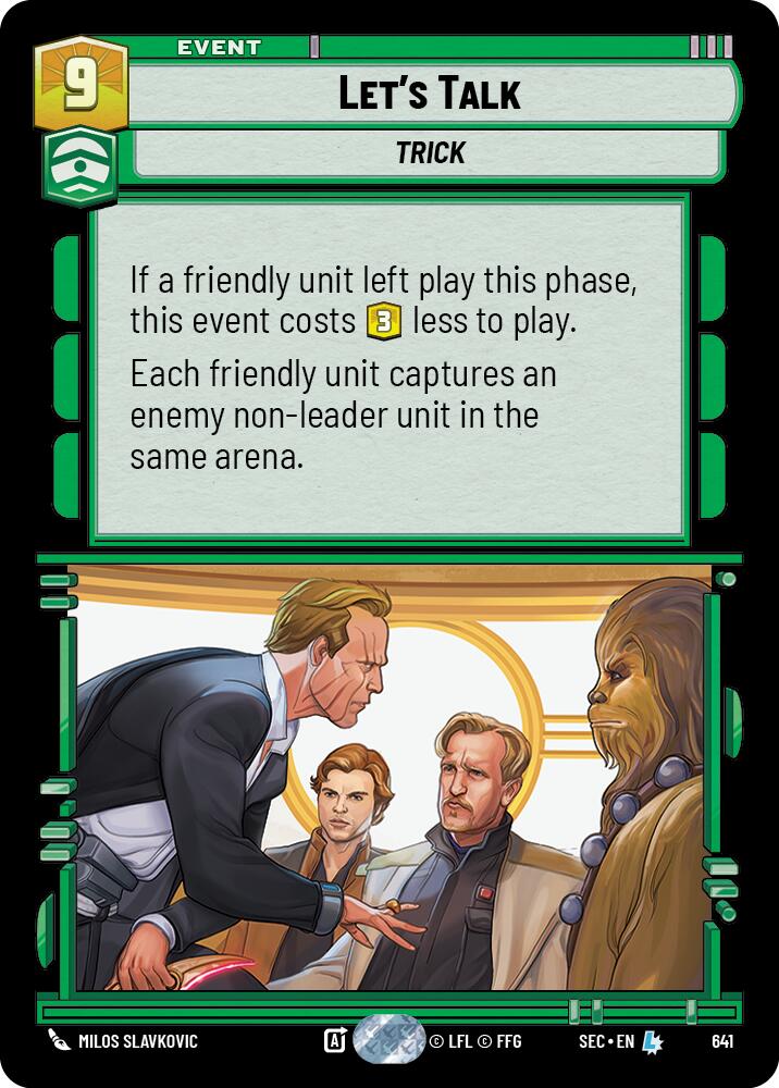 Let's Talk (641) (Foil) (641) [Secrets of Power]