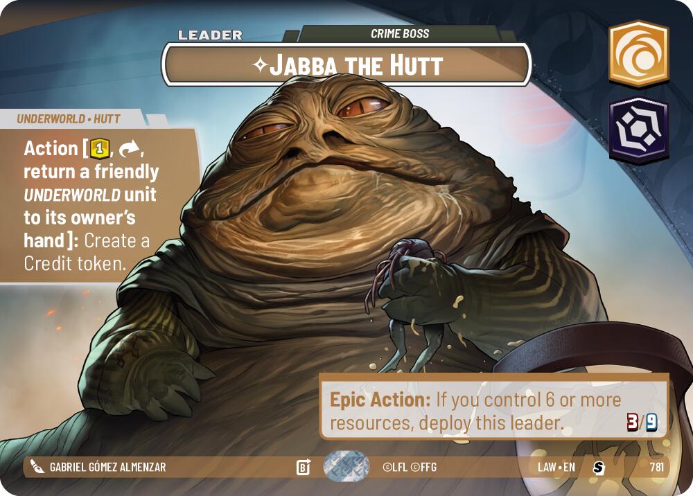 Jabba the Hutt - Crime Boss (Showcase) (781) (781) [A Lawless Time]